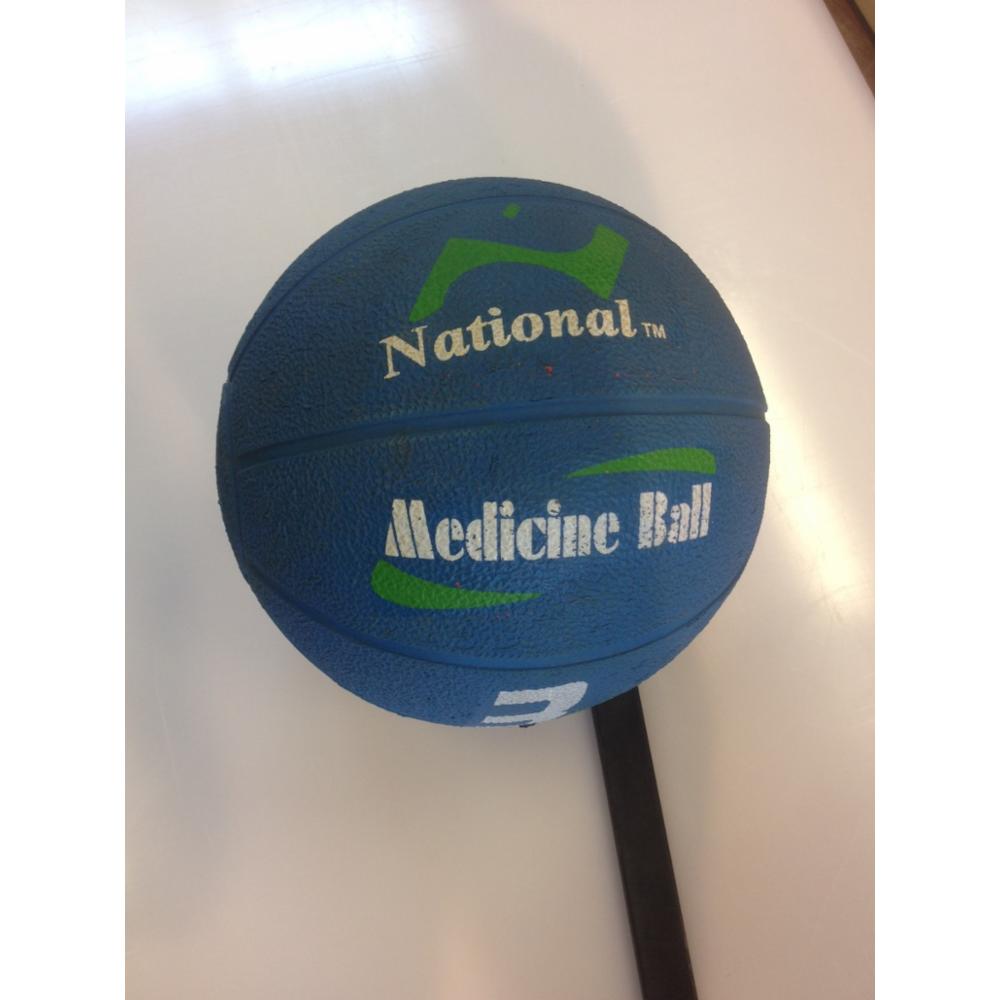 National Sports Medicine Ball Rubber MBR, 1kg Kuntopallo