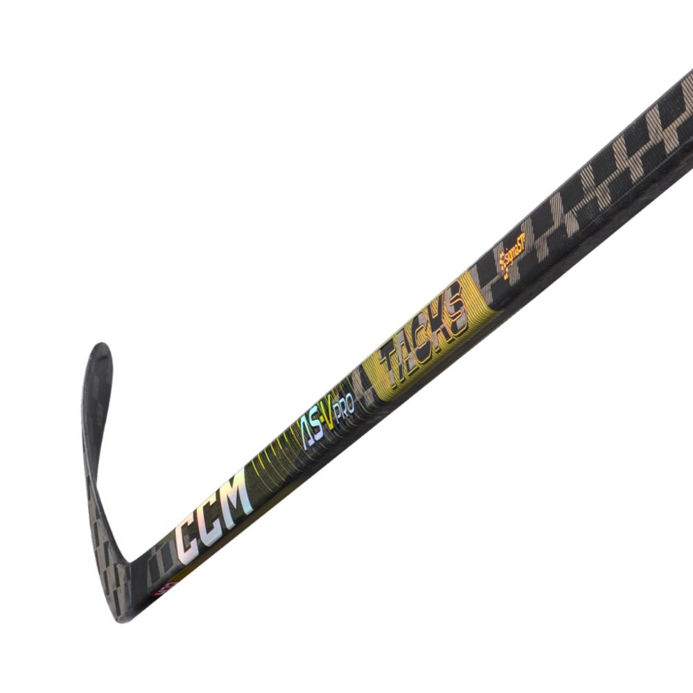 CCM Tacks AS-V Pro Jr Ice Hockey Stick, R, 50, 28
