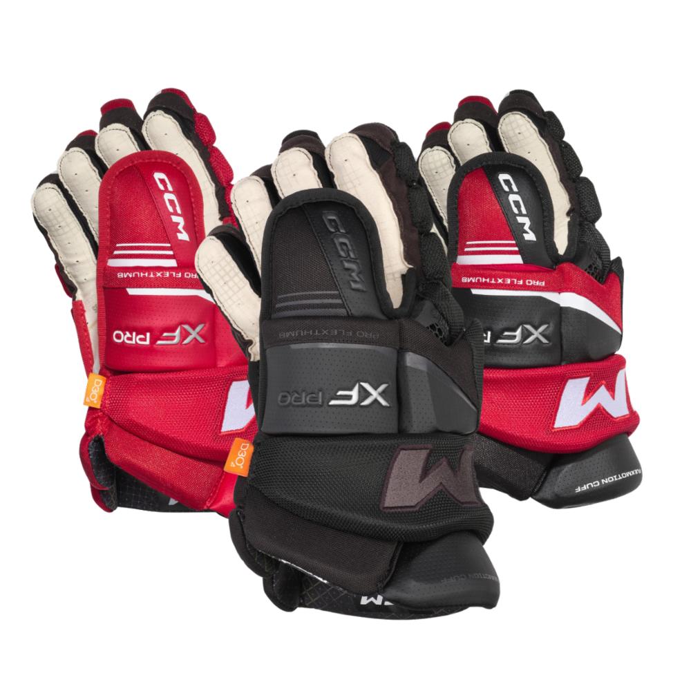 CCM Tacks XF Pro Jr Jääkiekkohanskat