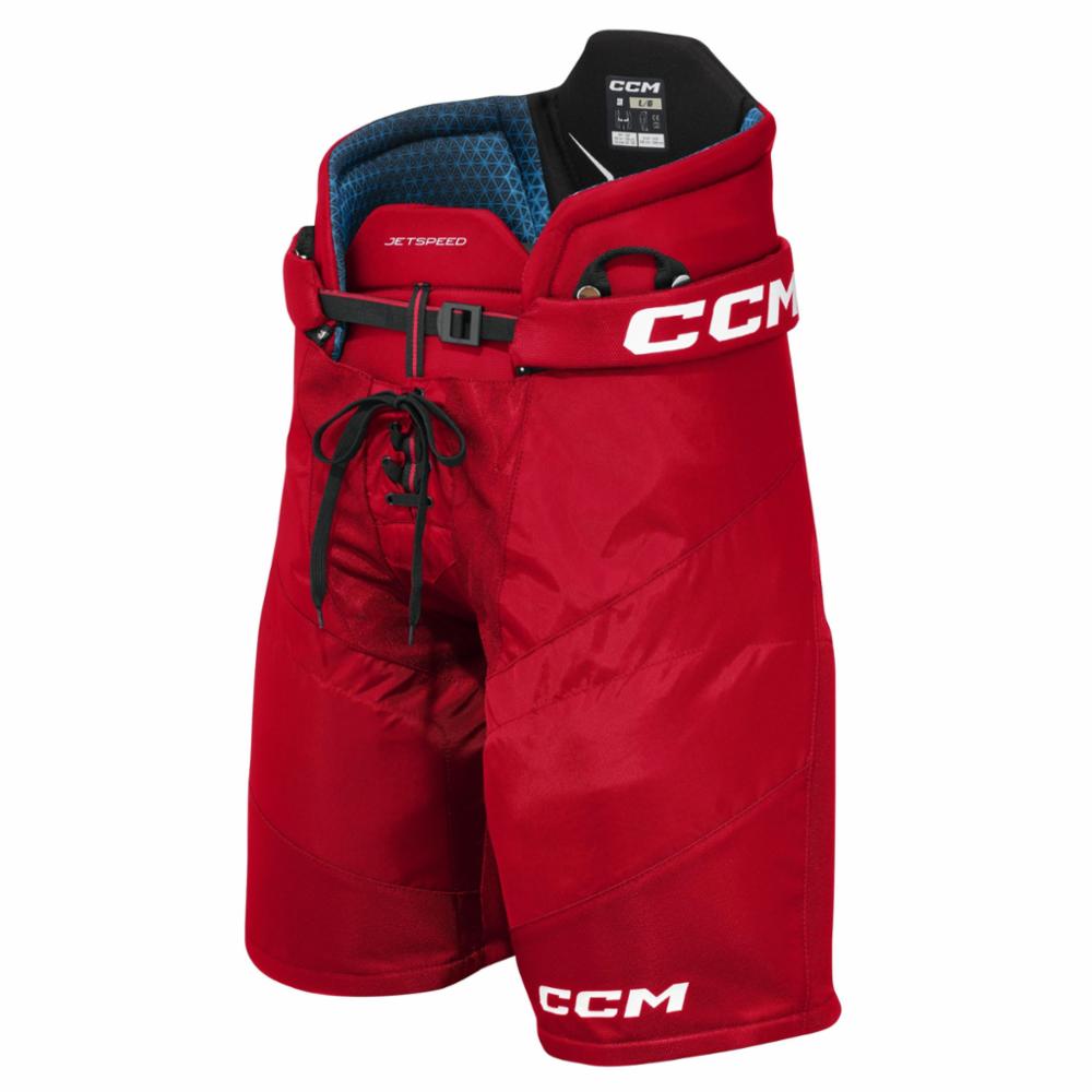 CCM Jetspeed Jr Jääkiekkohousut, L, red
