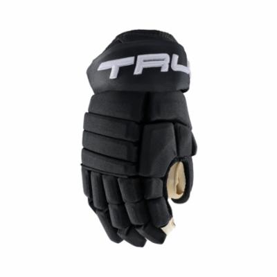 True Pro 4-Roll Sr Jääkiekkohanskat, 13", Black